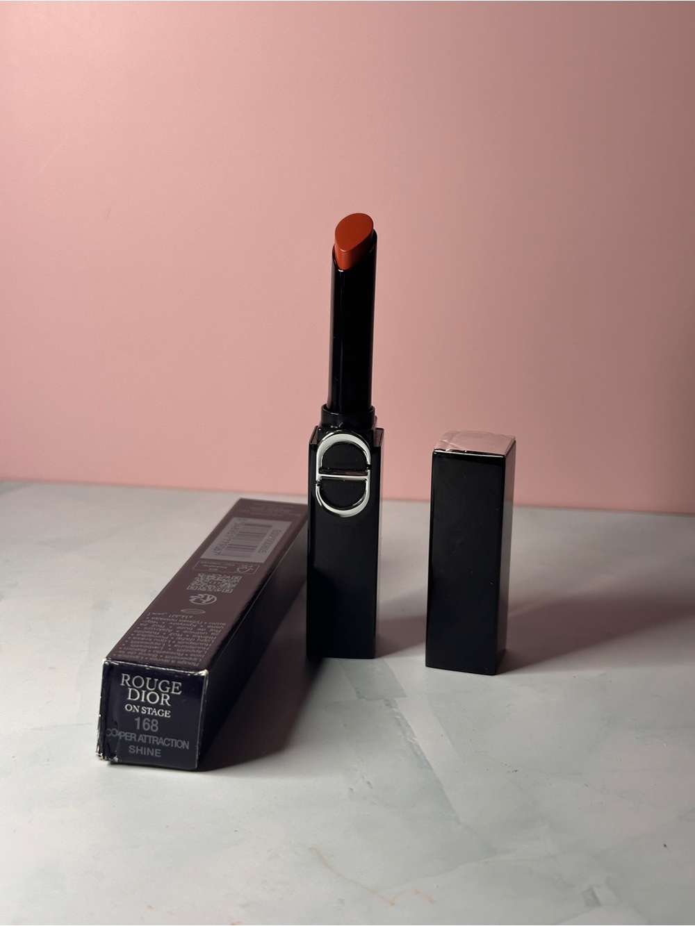 Dior Lipstick — Warm Copper Brown Shine